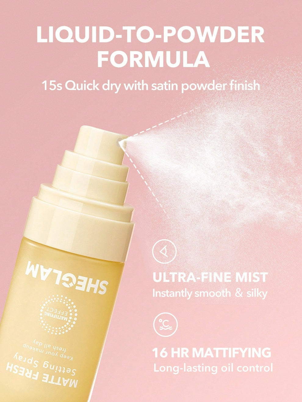 SHEGLAM Press Refresh Setting Spray 55ml