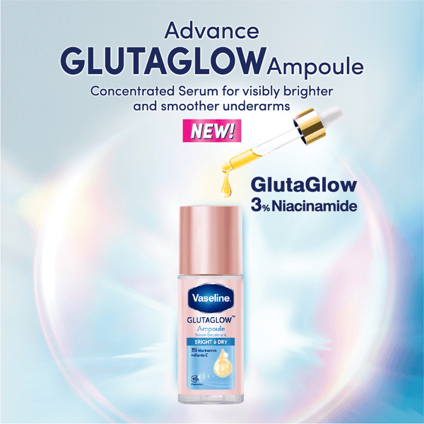 Vaseline Roll On Glutaglow 48h Ampoule Deodorant 45ml