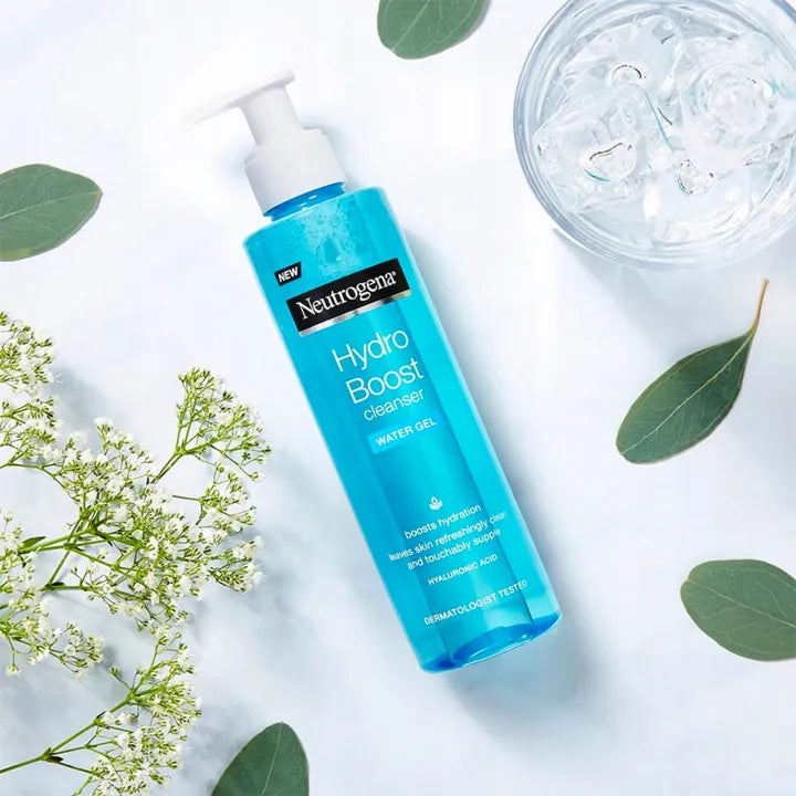 Neutrogena Hydro Boost Cleanser Water Gel Normal to Dry Skin 200𝗆𝗅