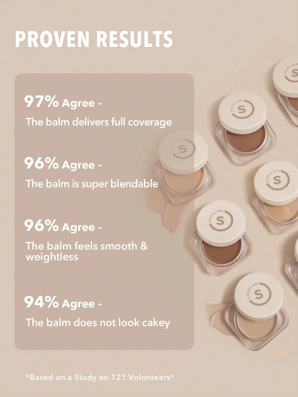 SHEGLAM Full Coverage Foundation Balm