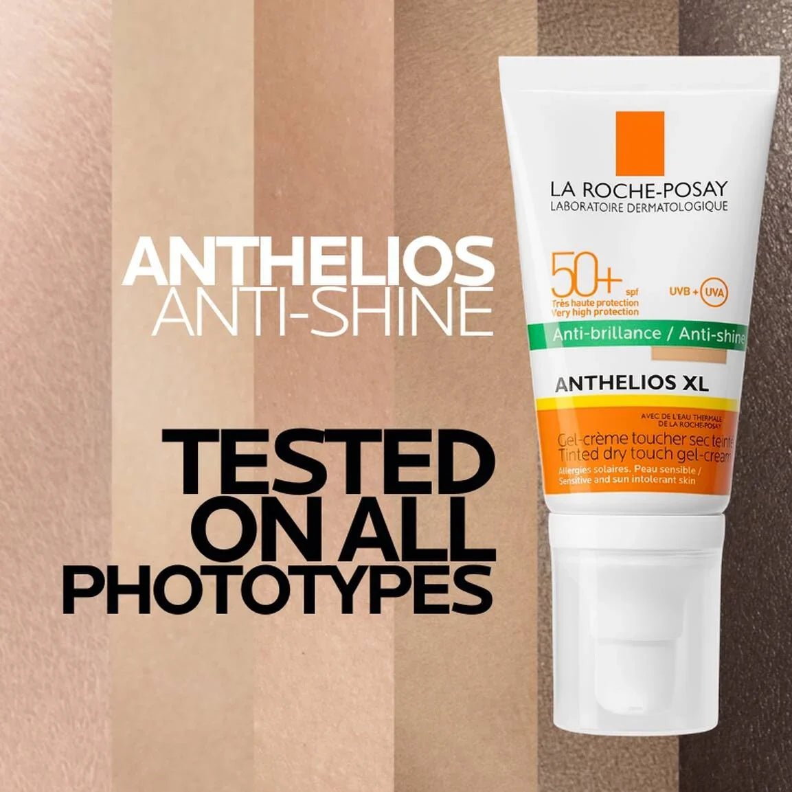 LA Roche Posay Anthelios 50+ Anti Shine Gel Cream Dry Touch Finish