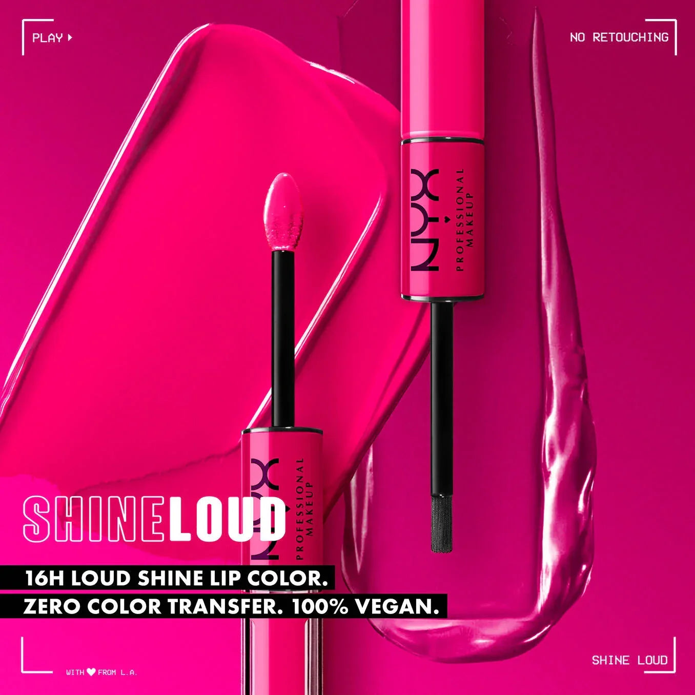 NYX Shine Loud™ Rebel in Red Lip Gloss buy each shade.