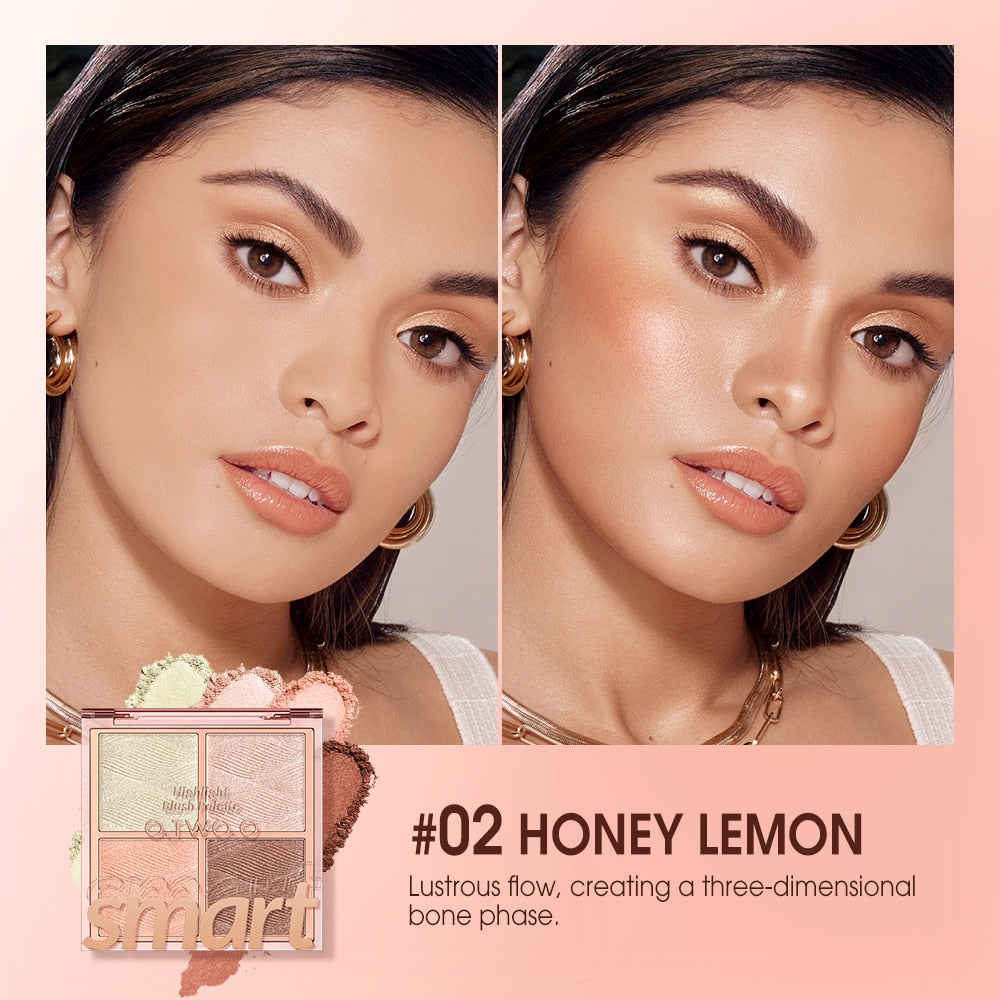 O.TWO.O HIGHLIGHT AND BLUSH PALETTE